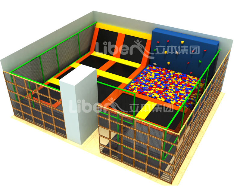 室內(nèi)蹦床效果圖