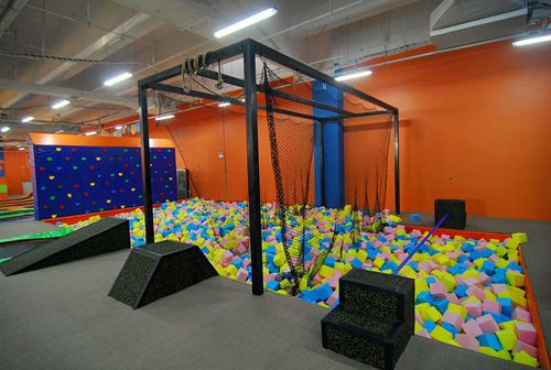 兒童室內蹦蹦床樂園—實物圖
