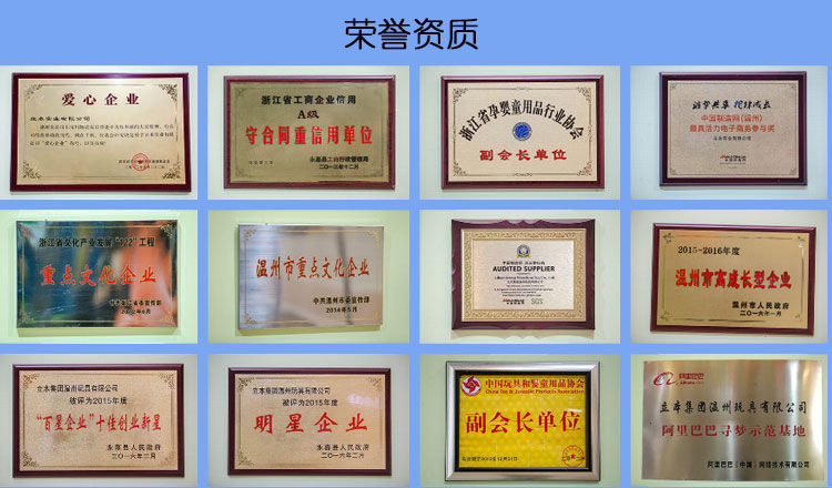 高空滑索軌道廠家榮譽(yù)資質(zhì)