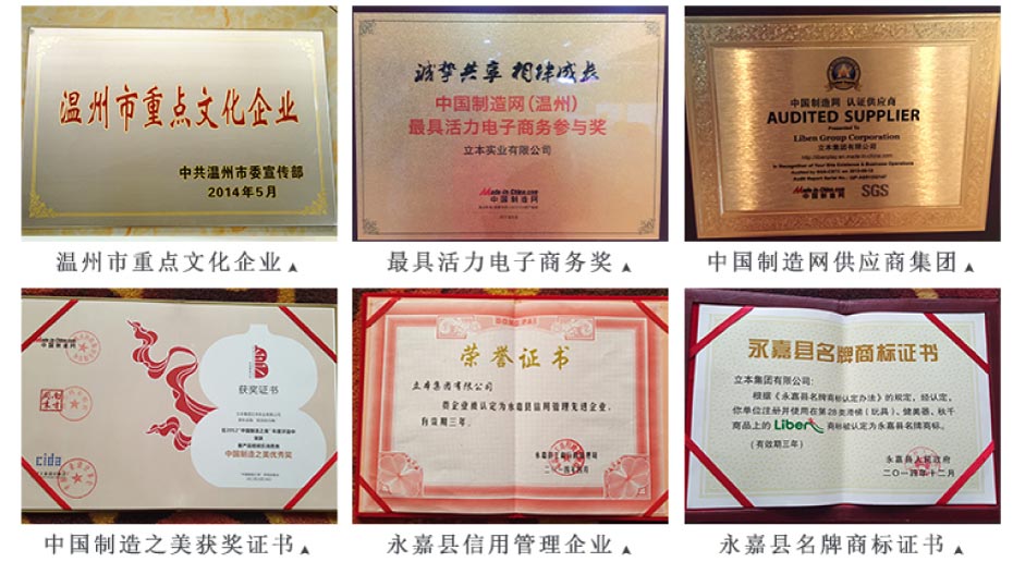 室內蹦蹦床廠家榮譽