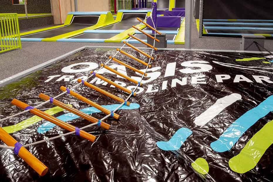 蹦床公園實(shí)物照片