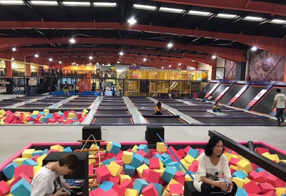 蹦床主題公園實物案例