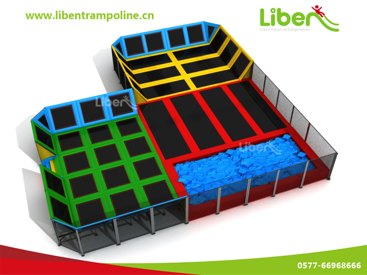 2014新款商場用的游樂蹦床