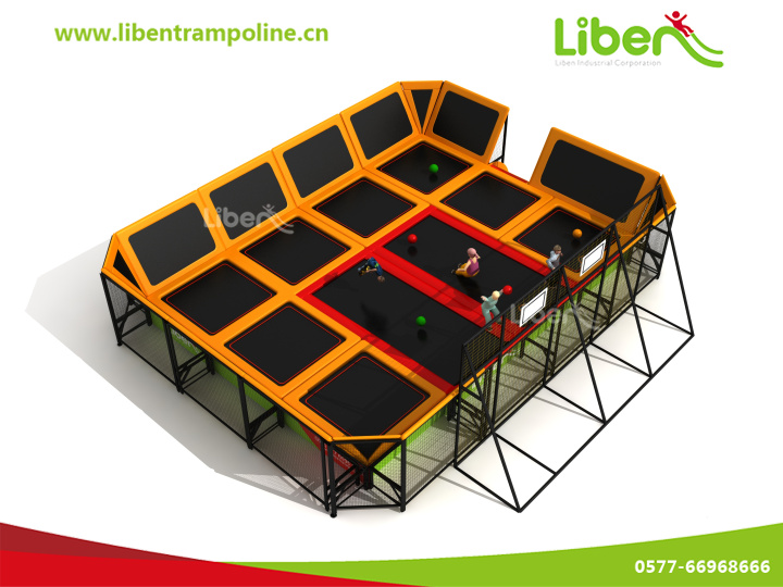 最新款通過國家級相關(guān)認證大型健身房用的健身蹦床