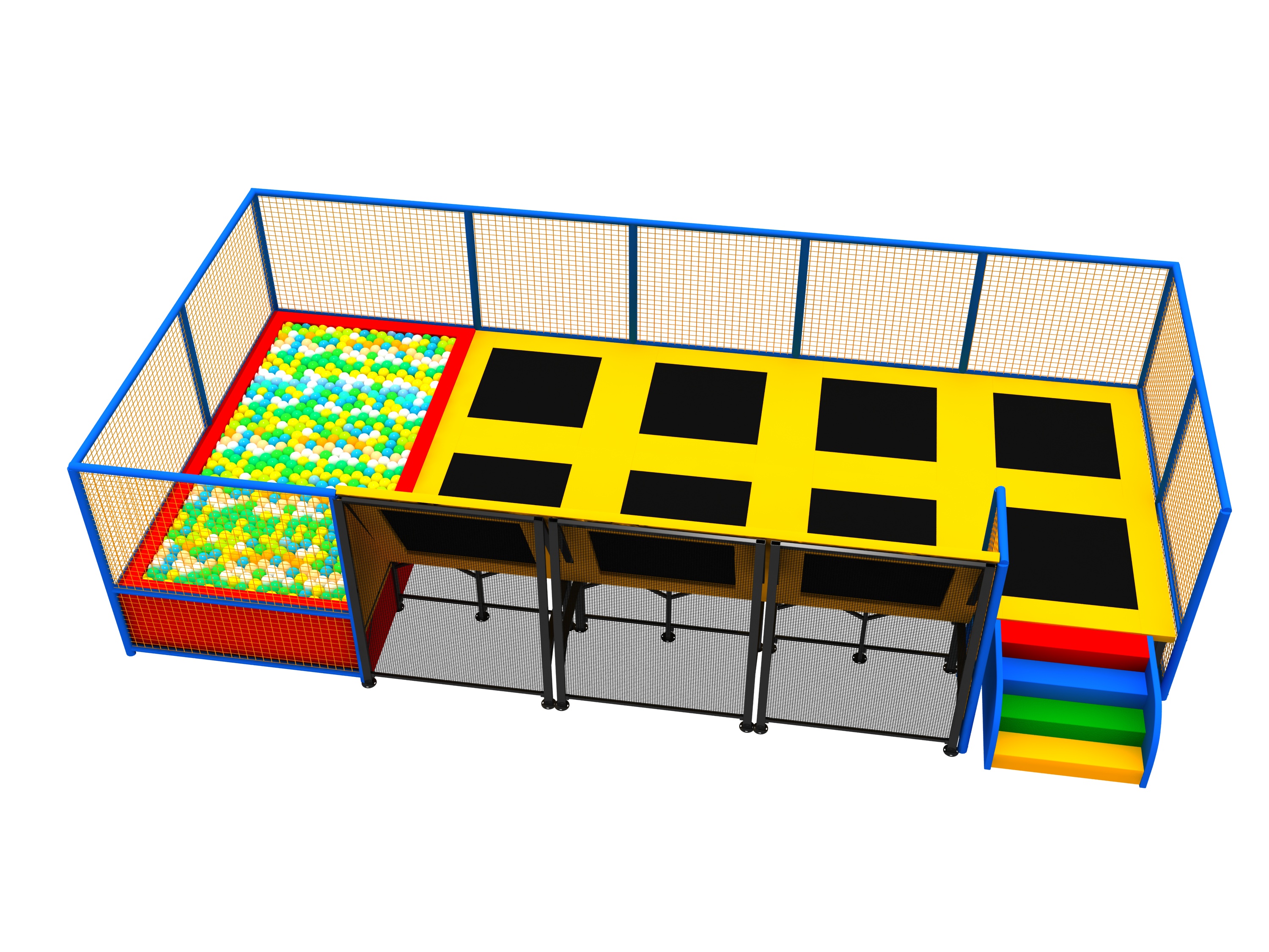 兒童蹦床游樂，幫助孩子們促進生長發(fā)育