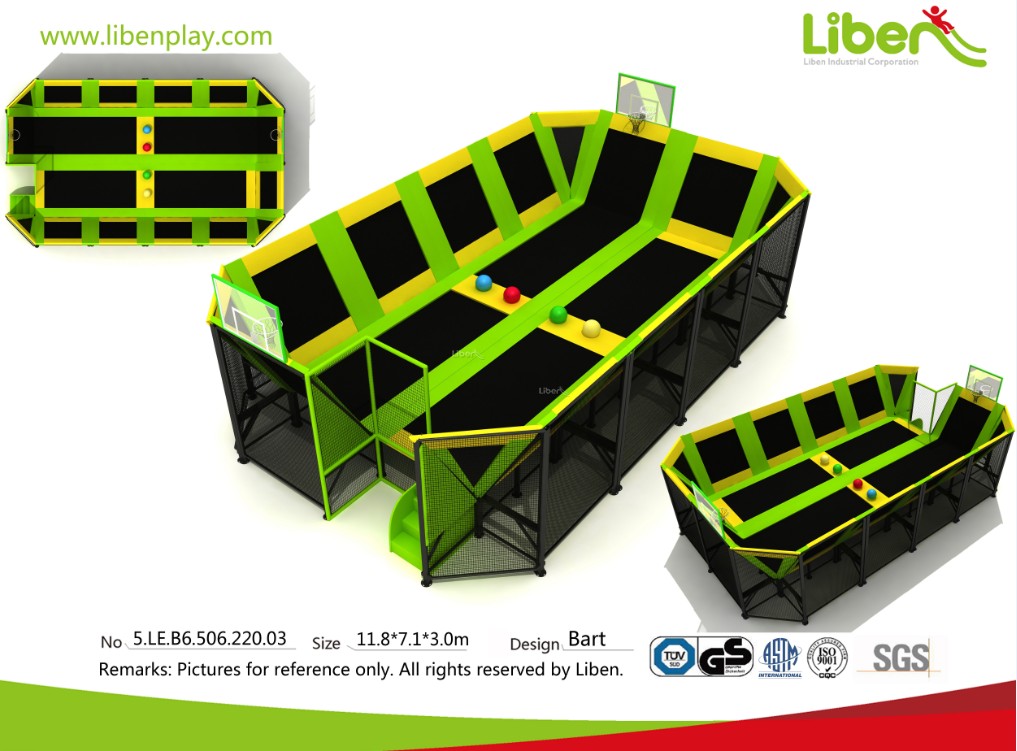 室內(nèi)蹦床樂園