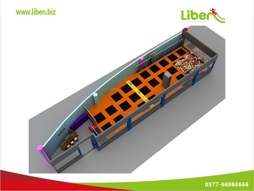 兒童室內組合超級蹦床公園