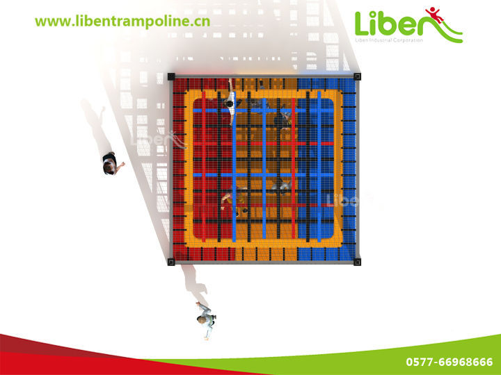 通過GS認證的兒童蜘蛛塔蹦床